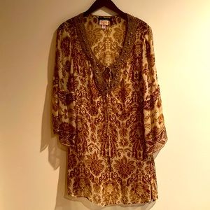 Boston Proper Chiffon Tunic.